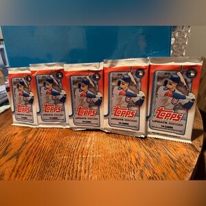 Topps Update Series 5X Super Box Packs 14 cards per pack